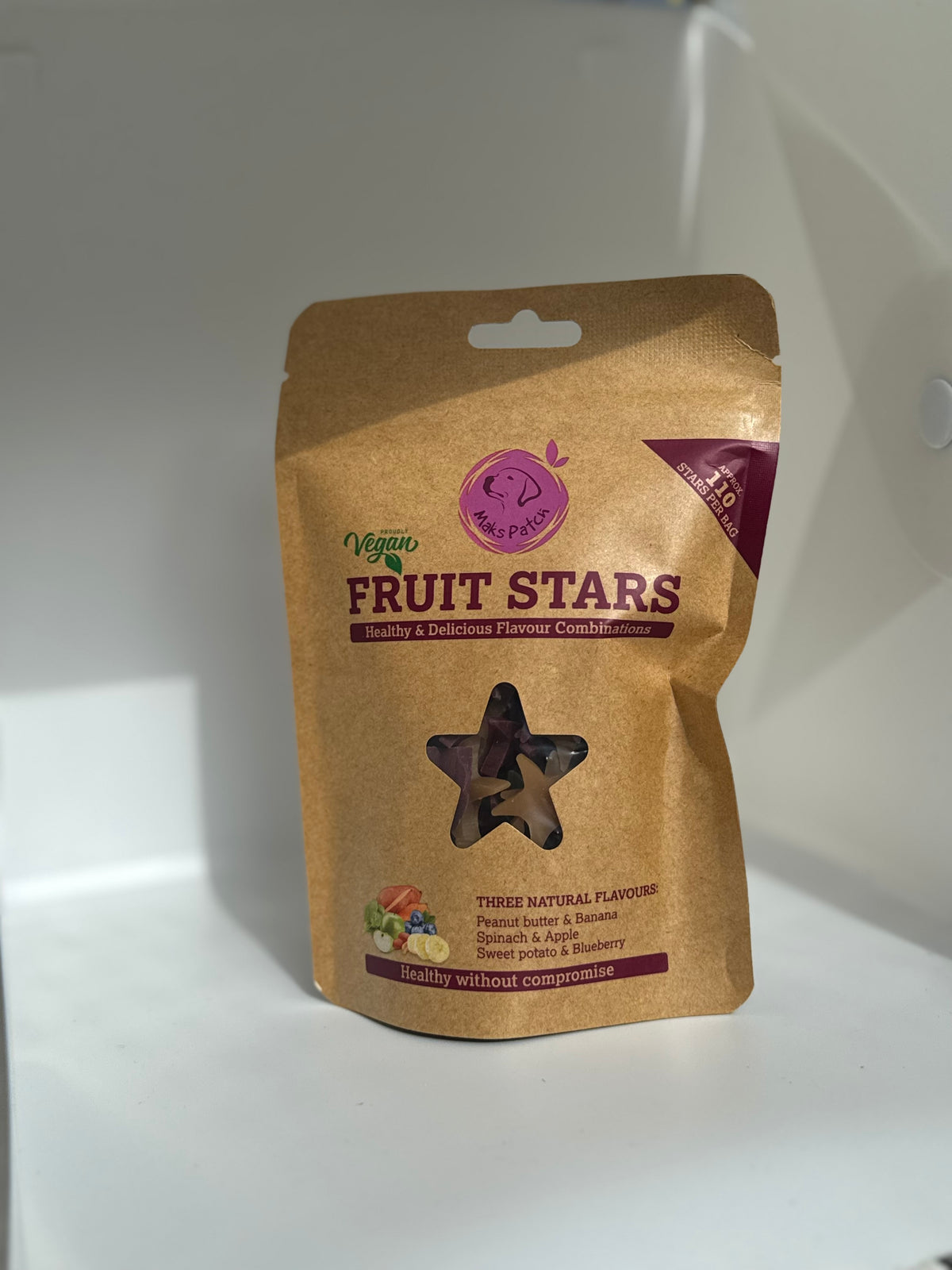 Maks Patch Fruit Stars - Vegan Dog Yreats