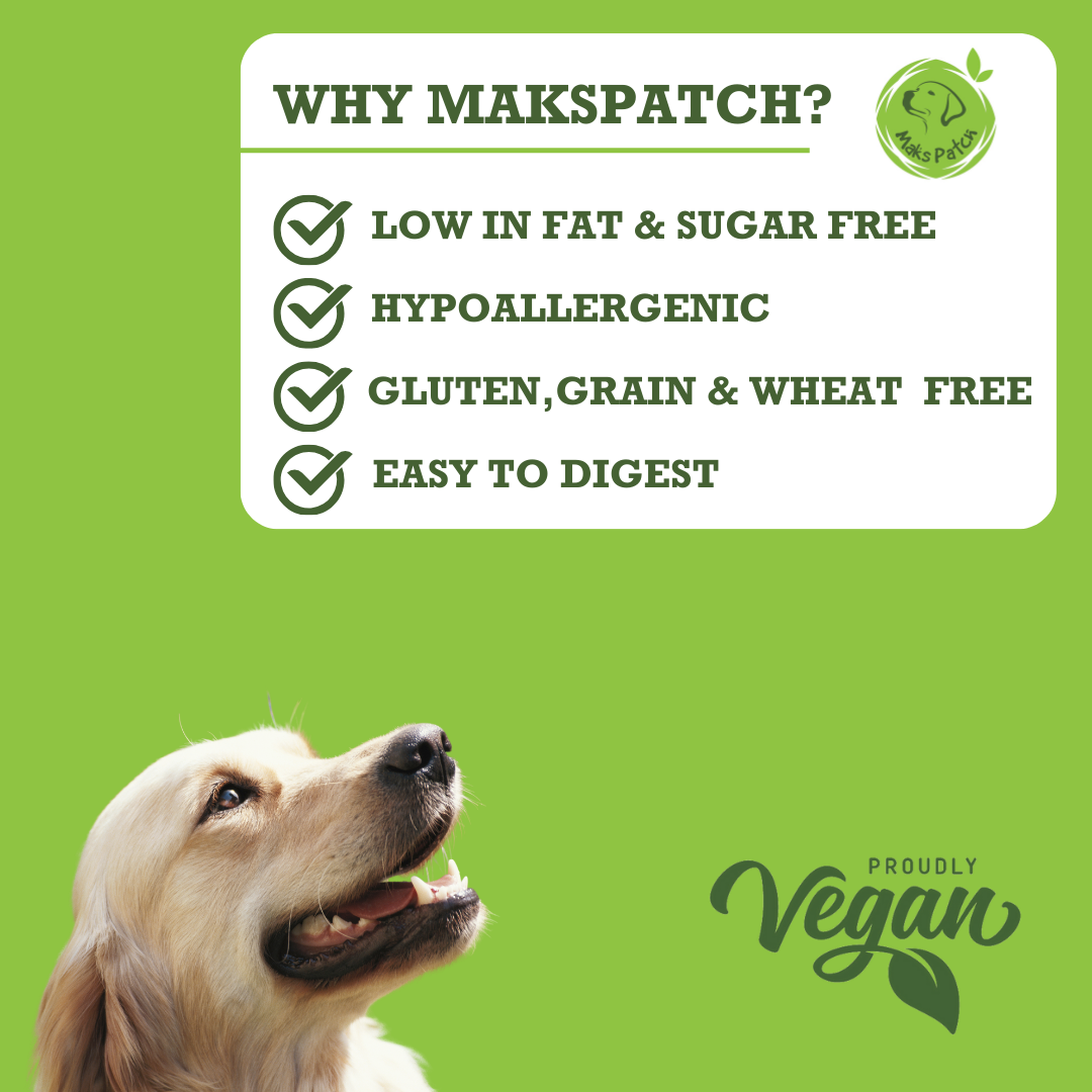 Maks'Patch Peanut Butter Reward Coins Dog Treats -100g